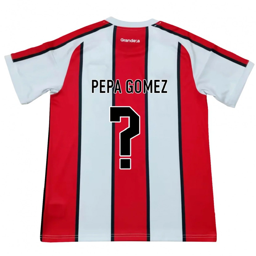 Danxen Kinder Romina Celeste Gómez #0 Weiß Rot Schwarz Auswärtstrikot Trikot 2026/27 T-Shirt Österreich