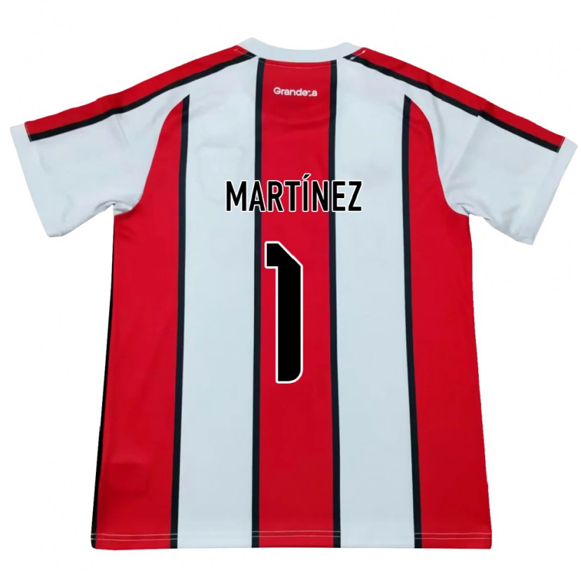 Danxen Kinder Dylan Martínez #1 Weiß Rot Schwarz Auswärtstrikot Trikot 2026/27 T-Shirt Österreich