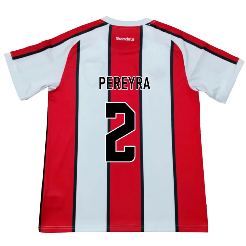 Danxen Kinder Cirilo Pereyra #2 Weiß Rot Schwarz Auswärtstrikot Trikot 2026/27 T-Shirt Österreich