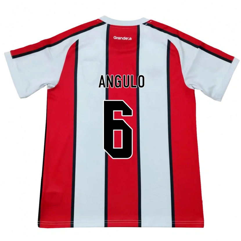 Danxen Kinder Tamara Angulo #6 Weiß Rot Schwarz Auswärtstrikot Trikot 2026/27 T-Shirt Österreich