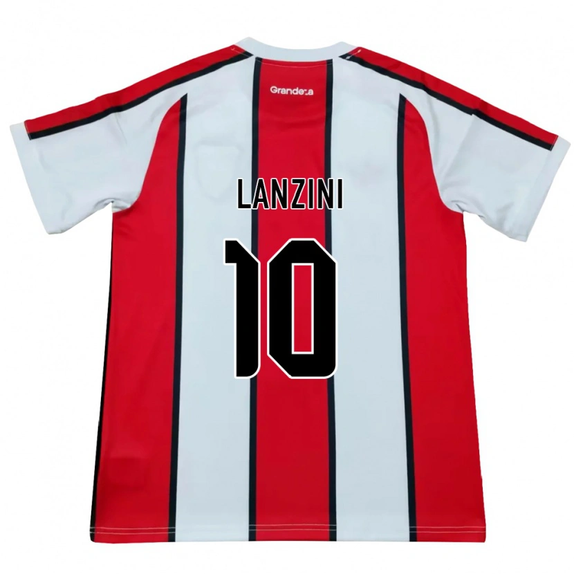 Danxen Kinder Manuel Lanzini #10 Weiß Rot Schwarz Auswärtstrikot Trikot 2026/27 T-Shirt Österreich