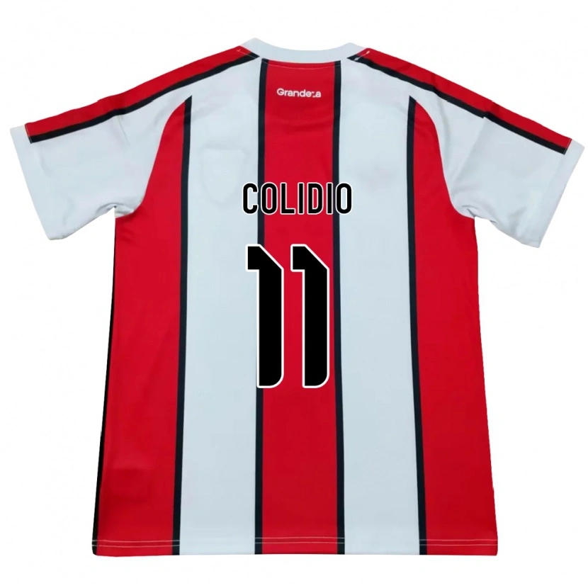 Danxen Kinder Facundo Colidio #11 Weiß Rot Schwarz Auswärtstrikot Trikot 2026/27 T-Shirt Österreich