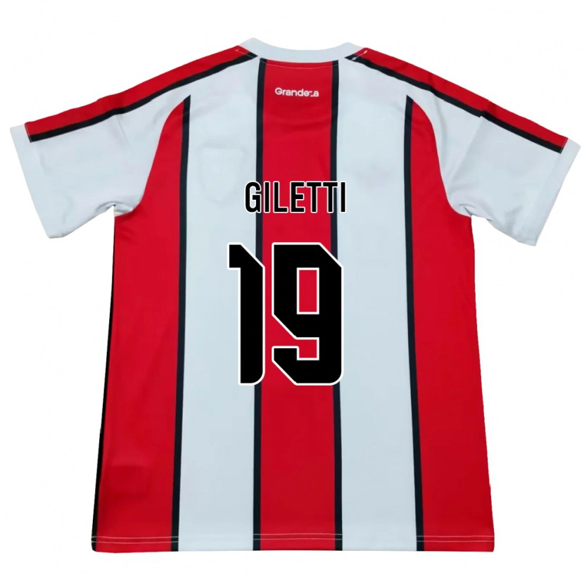 Danxen Kinder Santino Giletti #19 Weiß Rot Schwarz Auswärtstrikot Trikot 2026/27 T-Shirt Österreich