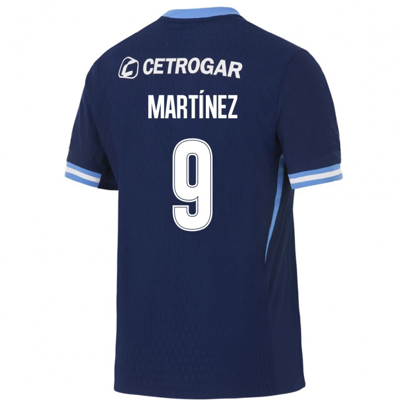 Danxen Kinder Adrián Martínez #9 Königsblau Hellblau Weiß Auswärtstrikot Trikot 2026/27 T-Shirt Österreich