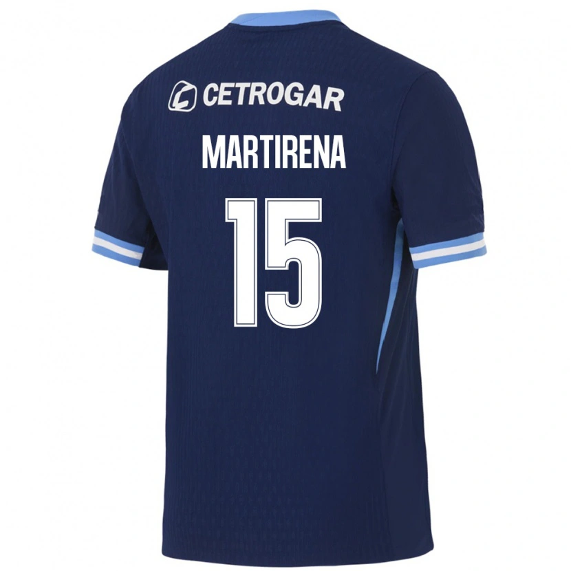 Danxen Kinder Gastón Martirena #15 Königsblau Hellblau Weiß Auswärtstrikot Trikot 2026/27 T-Shirt Österreich
