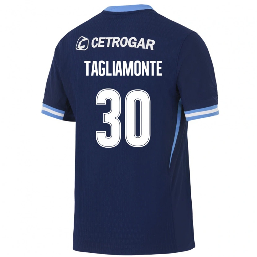 Danxen Kinder Matías Tagliamonte #30 Königsblau Hellblau Weiß Auswärtstrikot Trikot 2026/27 T-Shirt Österreich