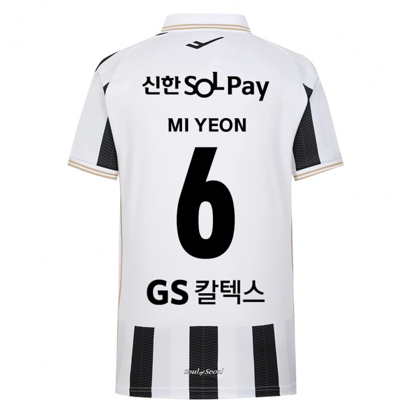 Danxen Kinder Mi-Yeon Kim #6 Schwarz Weiß Auswärtstrikot Trikot 2026/27 T-Shirt Österreich