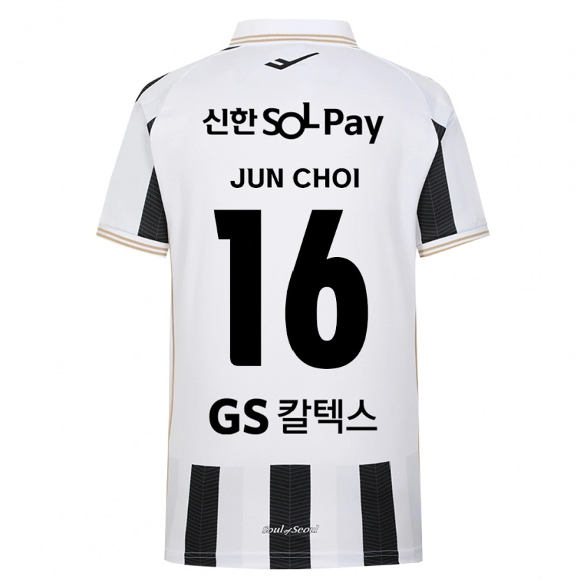 Danxen Kinder Jun Choi #16 Schwarz Weiß Auswärtstrikot Trikot 2026/27 T-Shirt Österreich