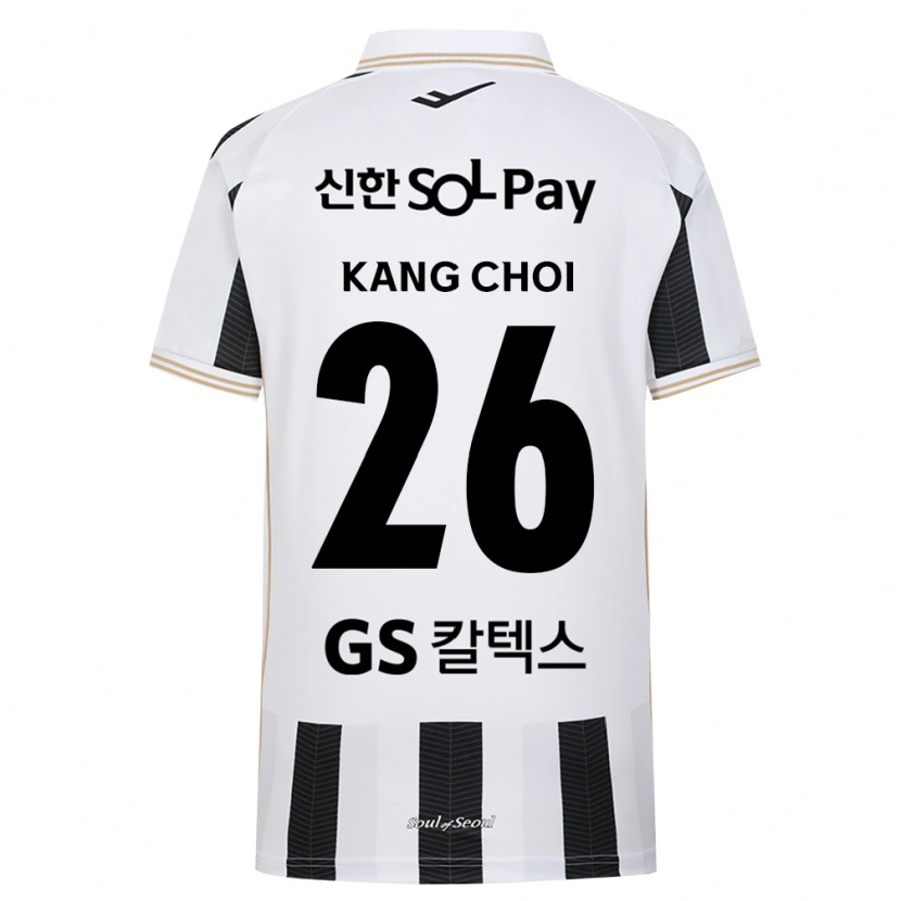 Danxen Kinder Kang Choi #26 Schwarz Weiß Auswärtstrikot Trikot 2026/27 T-Shirt Österreich