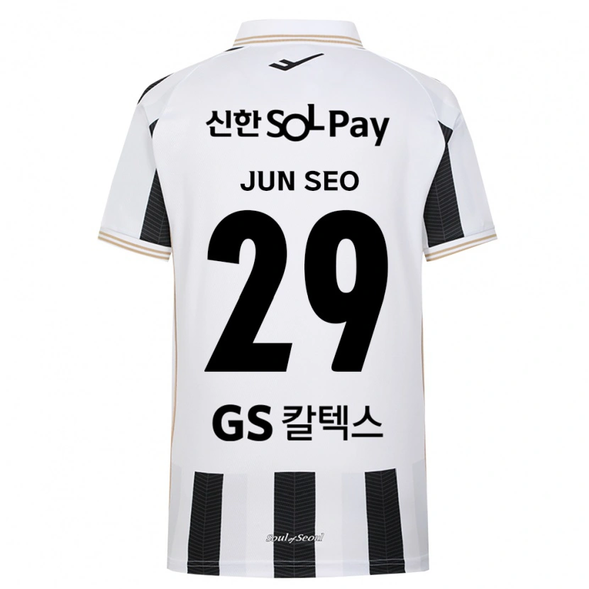Danxen Kinder Jun-Seo Kim #29 Schwarz Weiß Auswärtstrikot Trikot 2026/27 T-Shirt Österreich