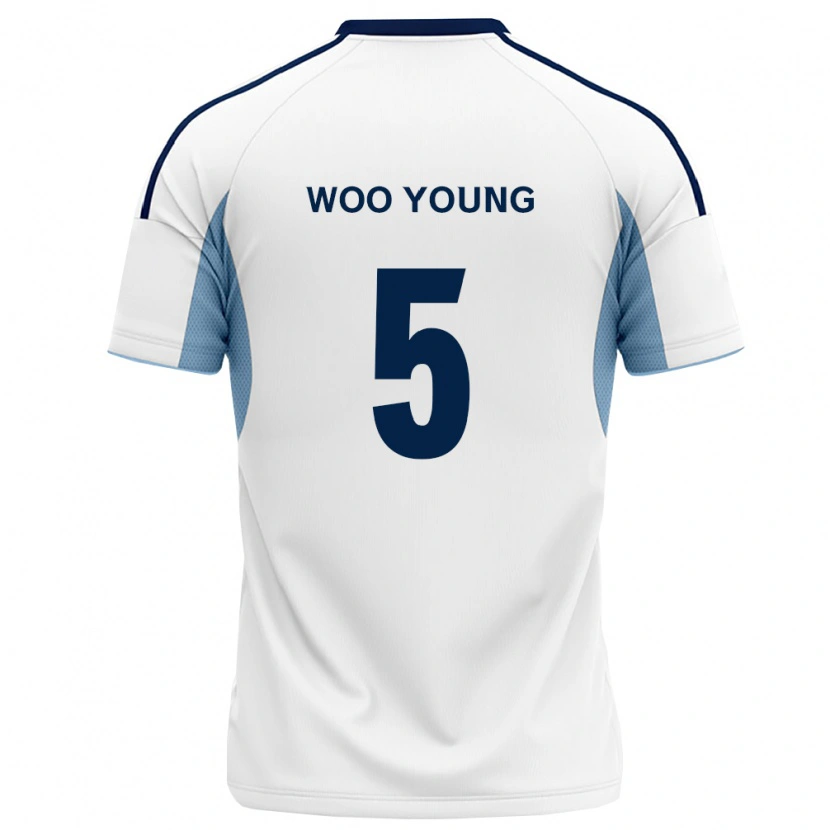 Danxen Kinder Woo-Young Jung #5 Königsblau Weiß Auswärtstrikot Trikot 2026/27 T-Shirt Österreich