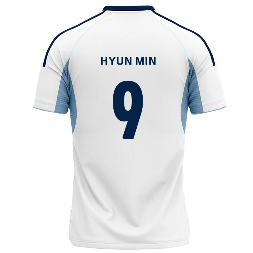Danxen Kinder Hyun-Min Oh #9 Königsblau Weiß Auswärtstrikot Trikot 2026/27 T-Shirt Österreich