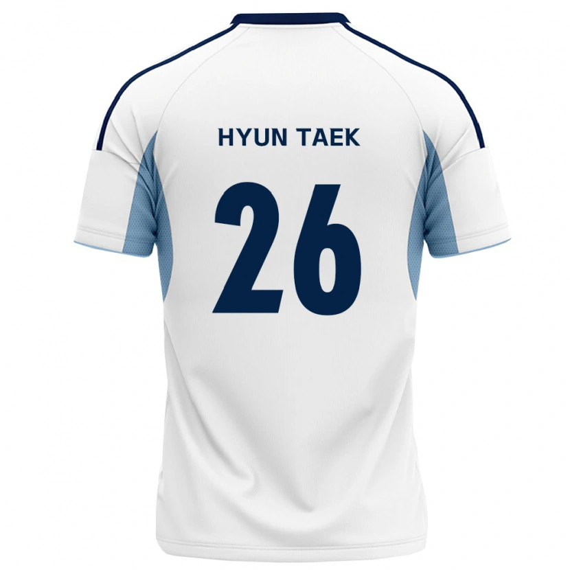 Danxen Kinder Hyun-Taek Cho #26 Königsblau Weiß Auswärtstrikot Trikot 2026/27 T-Shirt Österreich