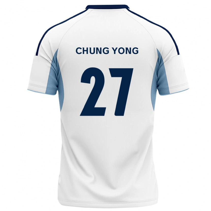 Danxen Kinder Chung-Yong Lee #27 Königsblau Weiß Auswärtstrikot Trikot 2026/27 T-Shirt Österreich