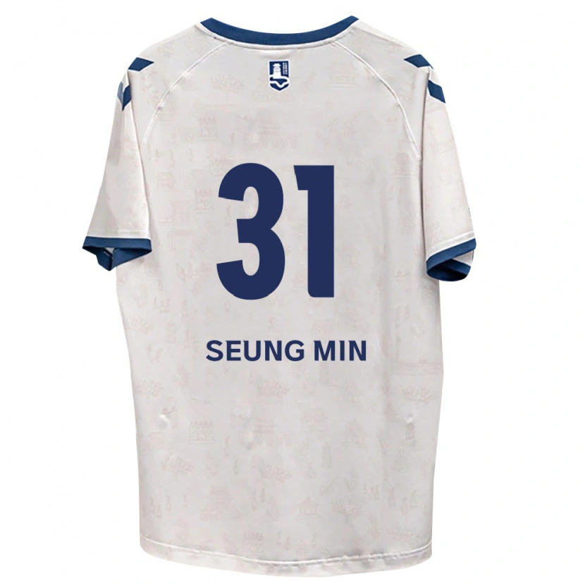 Danxen Kinder Seung-Min Baek #31 Königsblau Weiß Auswärtstrikot Trikot 2026/27 T-Shirt Österreich