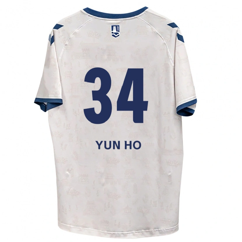Danxen Kinder Yun-Ho Jang #34 Königsblau Weiß Auswärtstrikot Trikot 2026/27 T-Shirt Österreich