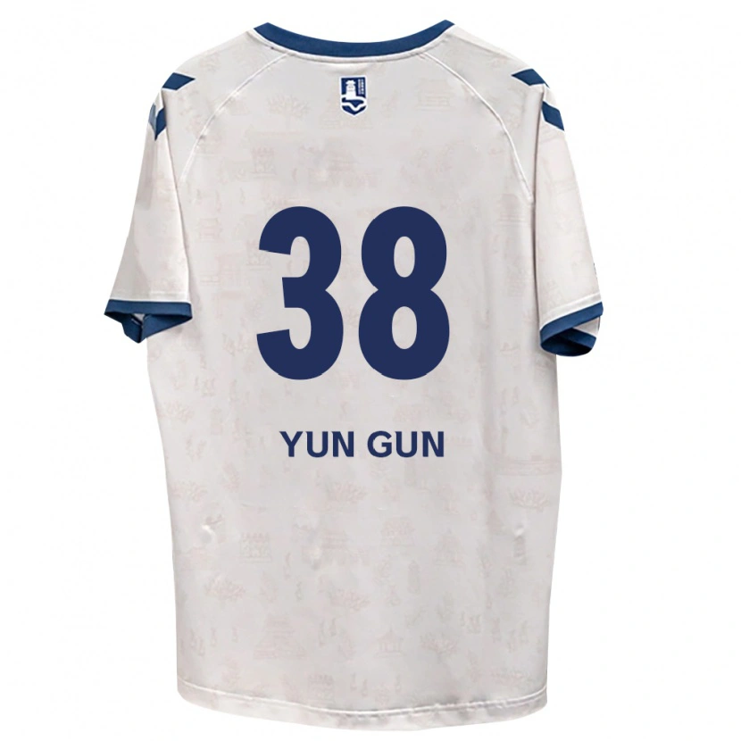 Danxen Kinder Yun-Gun Lee #38 Königsblau Weiß Auswärtstrikot Trikot 2026/27 T-Shirt Österreich