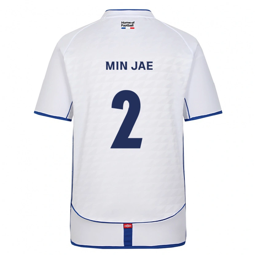 Danxen Kinder Min-Jae Cho #2 Schwarz Weiß Rot Auswärtstrikot Trikot 2026/27 T-Shirt Österreich