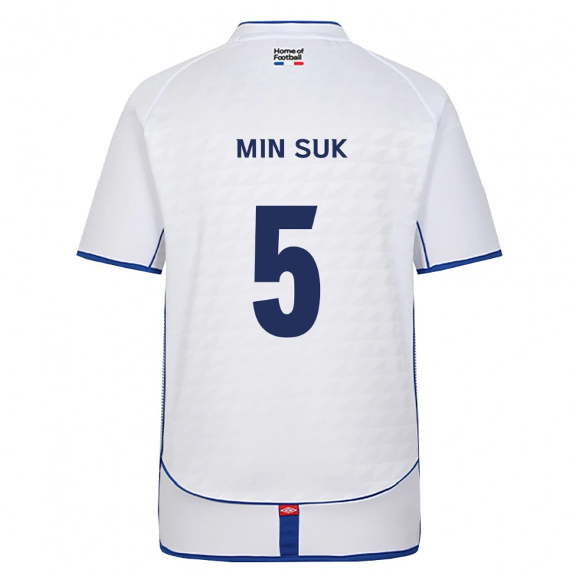 Danxen Kinder Min Suk #5 Schwarz Weiß Rot Auswärtstrikot Trikot 2026/27 T-Shirt Österreich