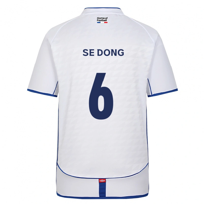 Danxen Kinder Se-Dong Chang #6 Schwarz Weiß Rot Auswärtstrikot Trikot 2026/27 T-Shirt Österreich