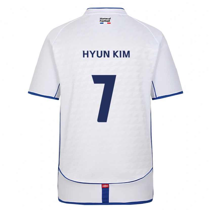 Danxen Kinder Hyun Kim #7 Schwarz Weiß Rot Auswärtstrikot Trikot 2026/27 T-Shirt Österreich