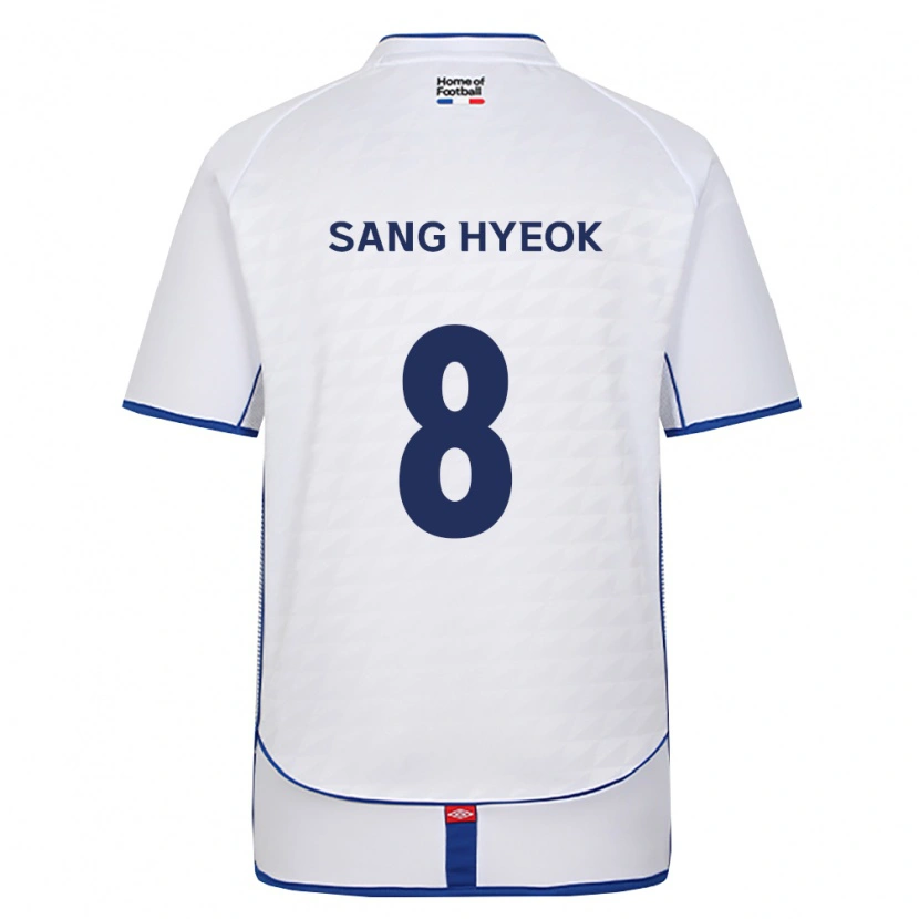 Danxen Kinder Sang-Hyeok Park #8 Schwarz Weiß Rot Auswärtstrikot Trikot 2026/27 T-Shirt Österreich