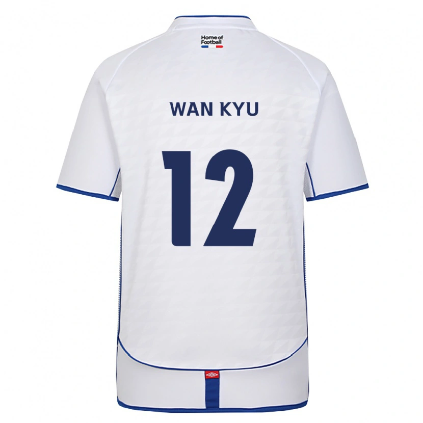 Danxen Kinder Wan-Kyu Kwon #12 Schwarz Weiß Rot Auswärtstrikot Trikot 2026/27 T-Shirt Österreich