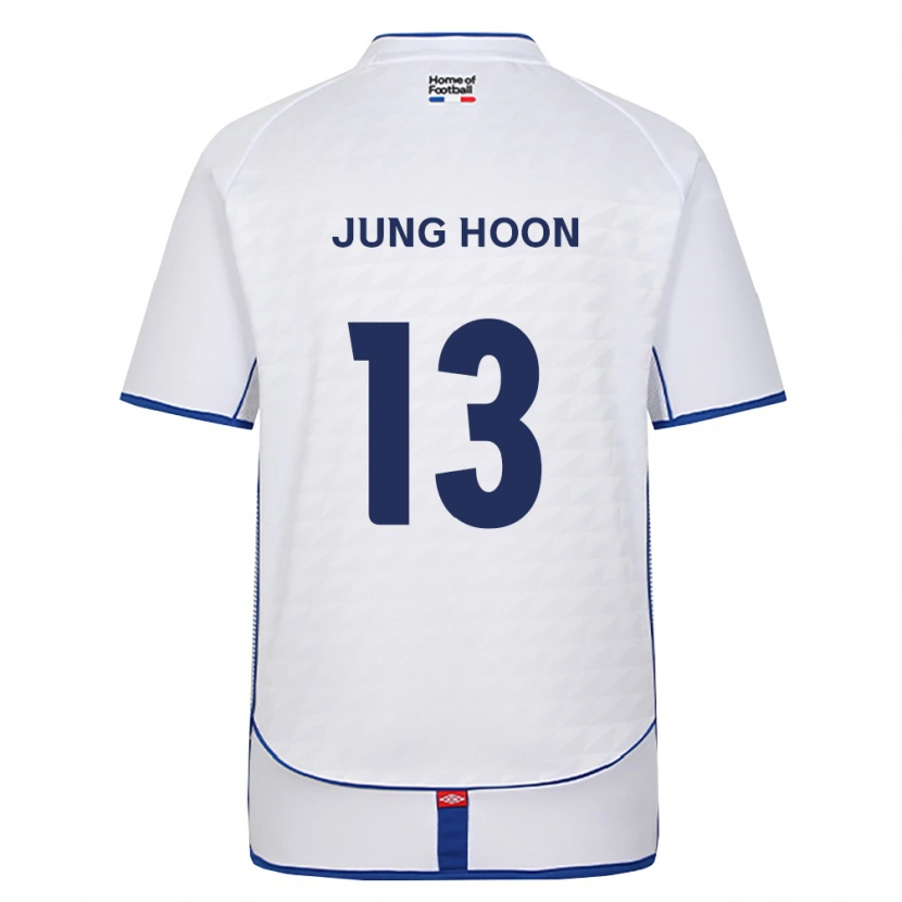 Danxen Kinder Jung-Hoon Kim #13 Schwarz Weiß Rot Auswärtstrikot Trikot 2026/27 T-Shirt Österreich