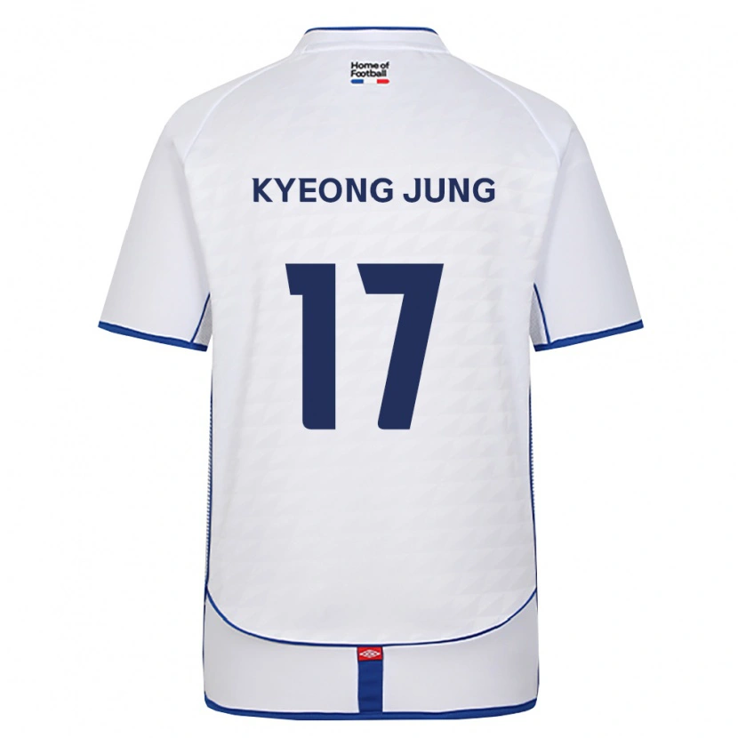 Danxen Kinder Kyeong-Jung Kim #17 Schwarz Weiß Rot Auswärtstrikot Trikot 2026/27 T-Shirt Österreich