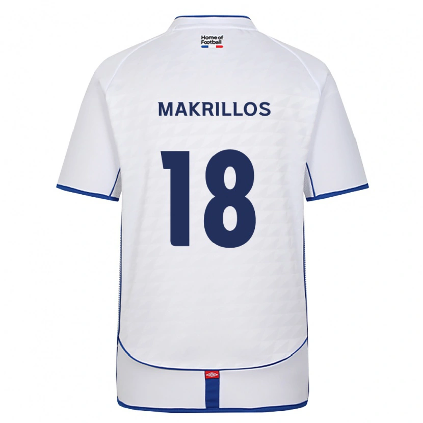Danxen Kinder Peter Makrillos #18 Schwarz Weiß Rot Auswärtstrikot Trikot 2026/27 T-Shirt Österreich