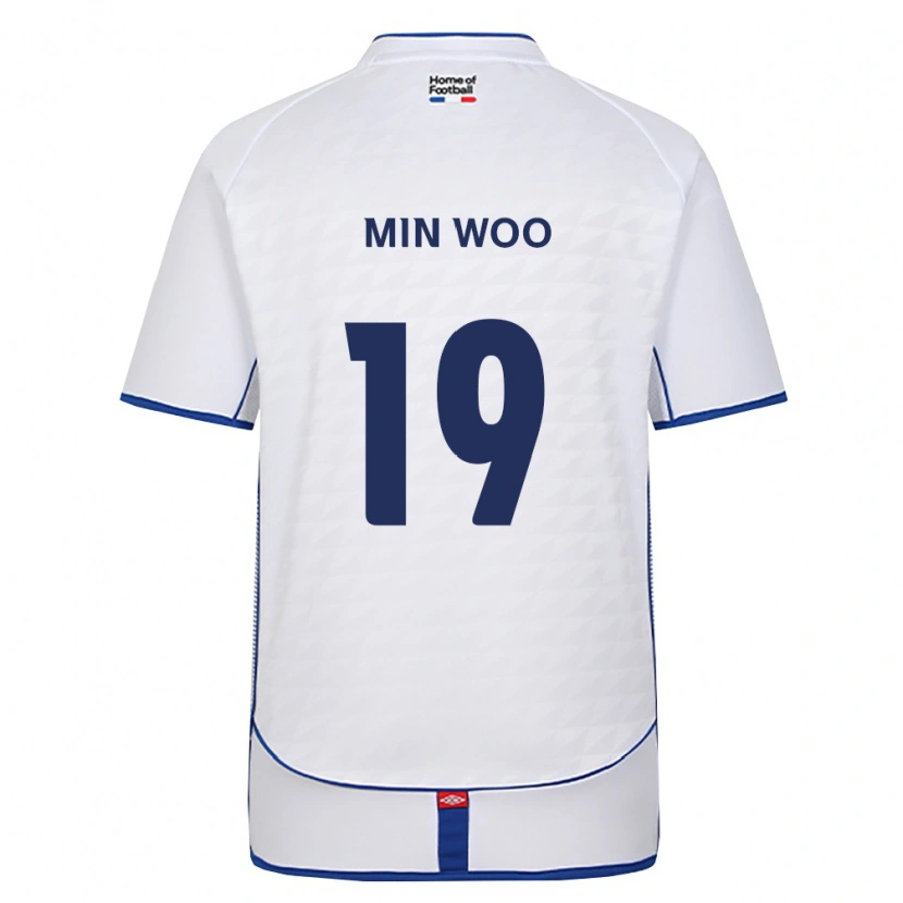 Danxen Kinder Min-Woo Kim #19 Schwarz Weiß Rot Auswärtstrikot Trikot 2026/27 T-Shirt Österreich