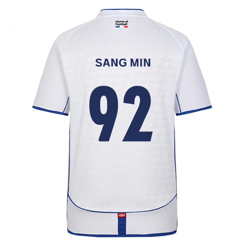 Danxen Kinder Sang-Min Lee #92 Schwarz Weiß Rot Auswärtstrikot Trikot 2026/27 T-Shirt Österreich