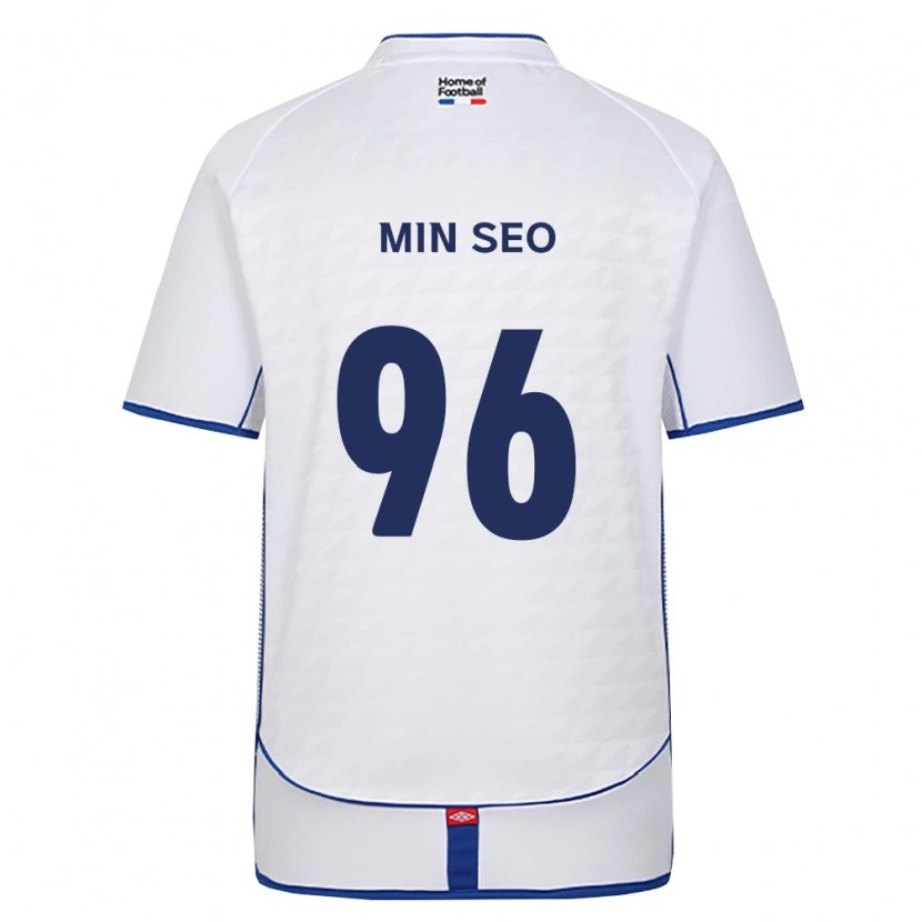 Danxen Kinder Min-Seo Koo #96 Schwarz Weiß Rot Auswärtstrikot Trikot 2026/27 T-Shirt Österreich