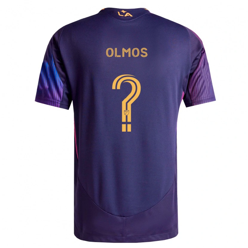 Danxen Kinder Justin Olmos #0 Tiefviolett Gelb Auswärtstrikot Trikot 2026/27 T-Shirt Österreich