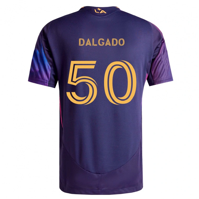 Danxen Kinder Riley Dalgado #50 Tiefviolett Gelb Auswärtstrikot Trikot 2026/27 T-Shirt Österreich