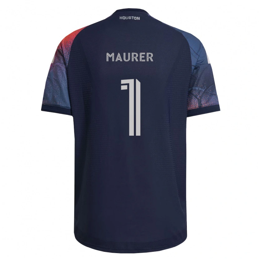 Danxen Kinder Jimmy Maurer #1 Tiefblau Weiß Orange Auswärtstrikot Trikot 2026/27 T-Shirt Österreich