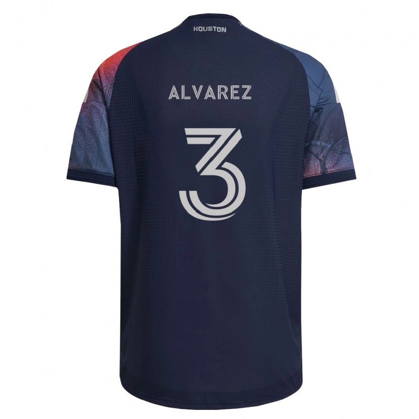 Danxen Kinder Santiago Alvarez #3 Tiefblau Weiß Orange Auswärtstrikot Trikot 2026/27 T-Shirt Österreich