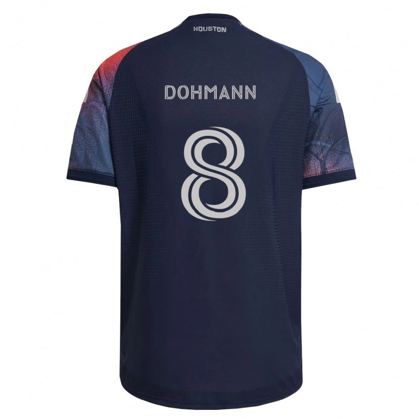 Danxen Kinder Gustavo Abreu Dohmann #8 Tiefblau Weiß Orange Auswärtstrikot Trikot 2026/27 T-Shirt Österreich