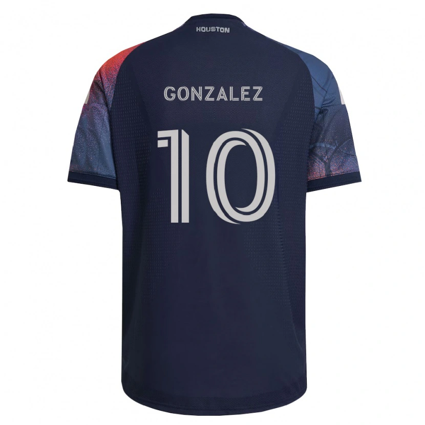 Danxen Kinder Yair González #10 Tiefblau Weiß Orange Auswärtstrikot Trikot 2026/27 T-Shirt Österreich