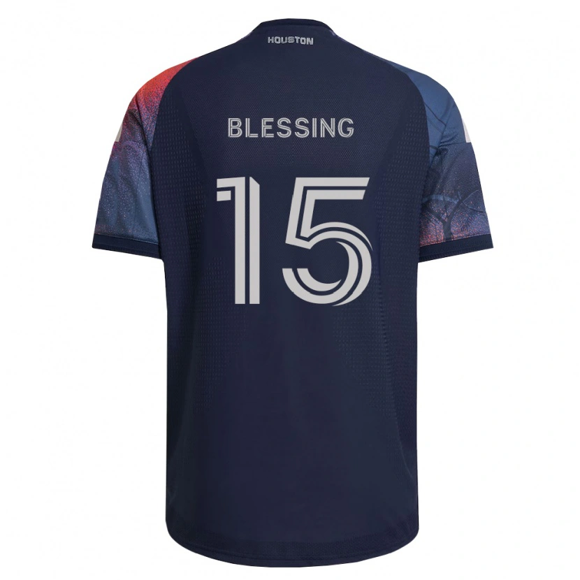 Danxen Kinder Latif Blessing #15 Tiefblau Weiß Orange Auswärtstrikot Trikot 2026/27 T-Shirt Österreich