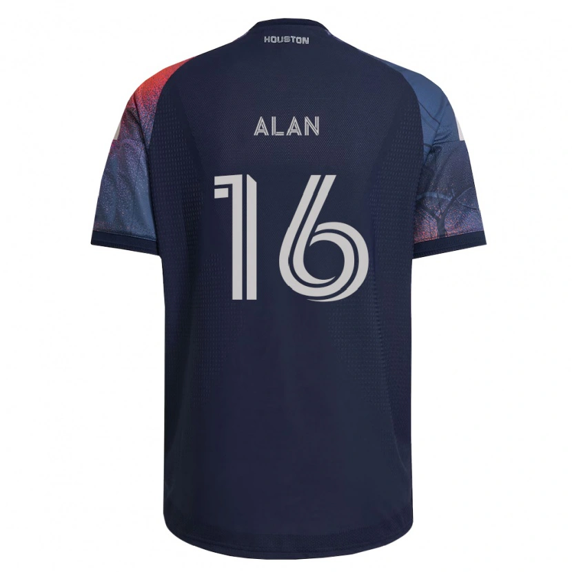 Danxen Kinder Alan Aparecido Martins Ferreira #16 Tiefblau Weiß Orange Auswärtstrikot Trikot 2026/27 T-Shirt Österreich