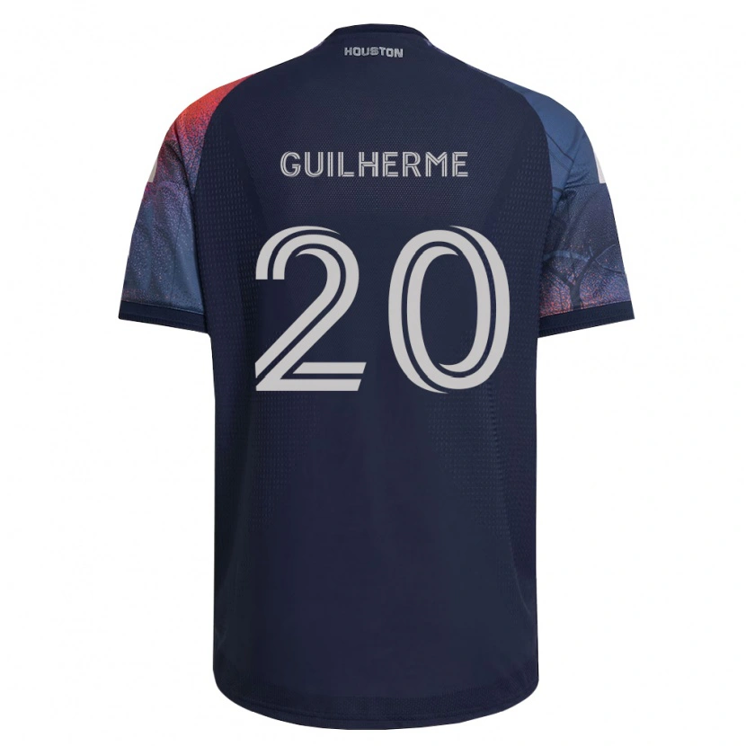 Danxen Kinder Guilherme Augusto Vieira Dos Santos #20 Tiefblau Weiß Orange Auswärtstrikot Trikot 2026/27 T-Shirt Österreich