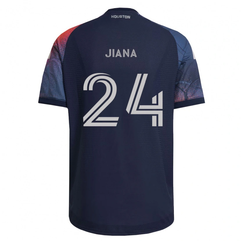 Danxen Kinder Mamadi Jiana #24 Tiefblau Weiß Orange Auswärtstrikot Trikot 2026/27 T-Shirt Österreich