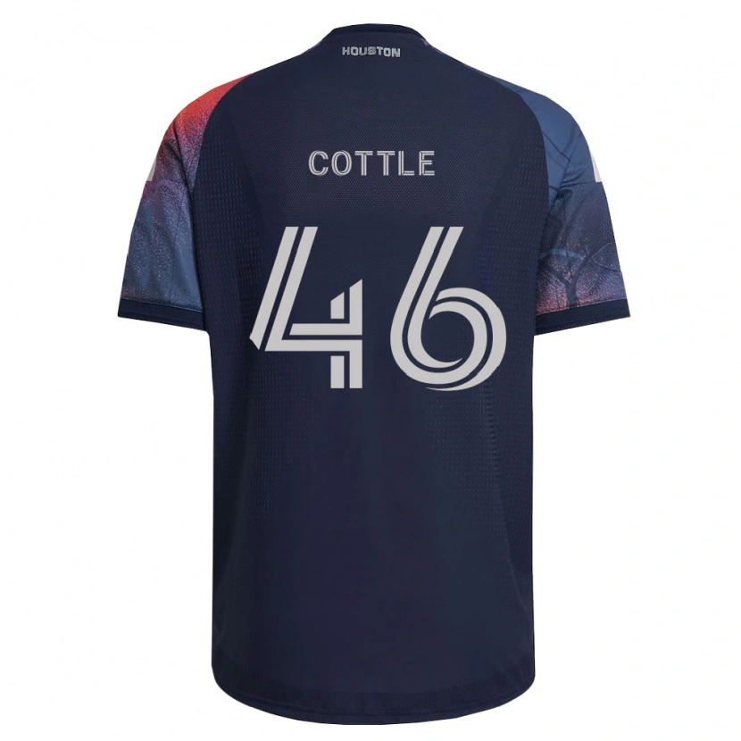 Danxen Kinder Tristan Cottle #46 Tiefblau Weiß Orange Auswärtstrikot Trikot 2026/27 T-Shirt Österreich