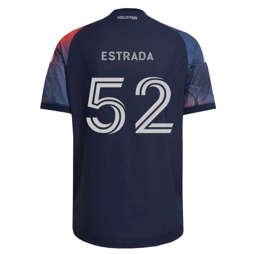 Danxen Kinder Jorge Estrada #52 Tiefblau Weiß Orange Auswärtstrikot Trikot 2026/27 T-Shirt Österreich