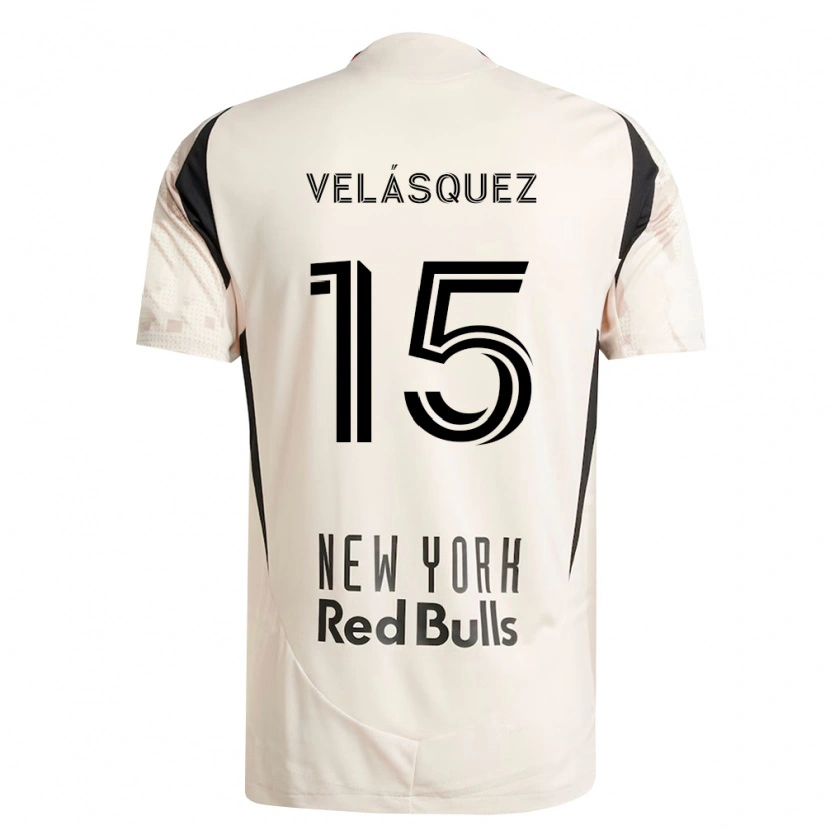 Danxen Kinder Eric Velásquez #15 Off-Weiß Rot Schwarz Auswärtstrikot Trikot 2026/27 T-Shirt Österreich