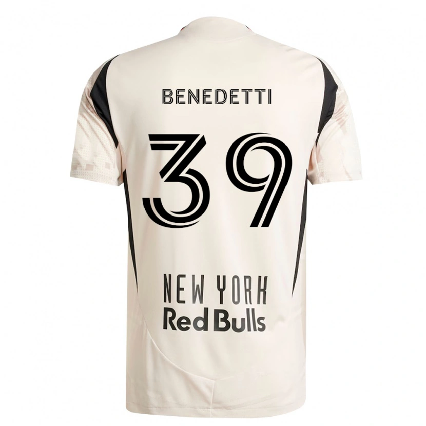 Danxen Kinder Nehuén Benedetti #39 Off-Weiß Rot Schwarz Auswärtstrikot Trikot 2026/27 T-Shirt Österreich
