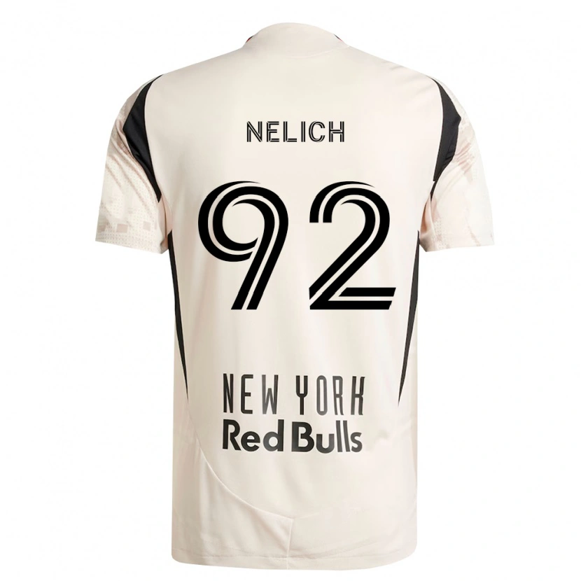 Danxen Kinder Dennis Nelich #92 Off-Weiß Rot Schwarz Auswärtstrikot Trikot 2026/27 T-Shirt Österreich