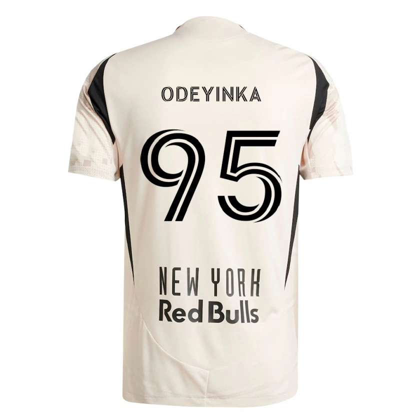 Danxen Kinder Malik Odeyinka #95 Off-Weiß Rot Schwarz Auswärtstrikot Trikot 2026/27 T-Shirt Österreich