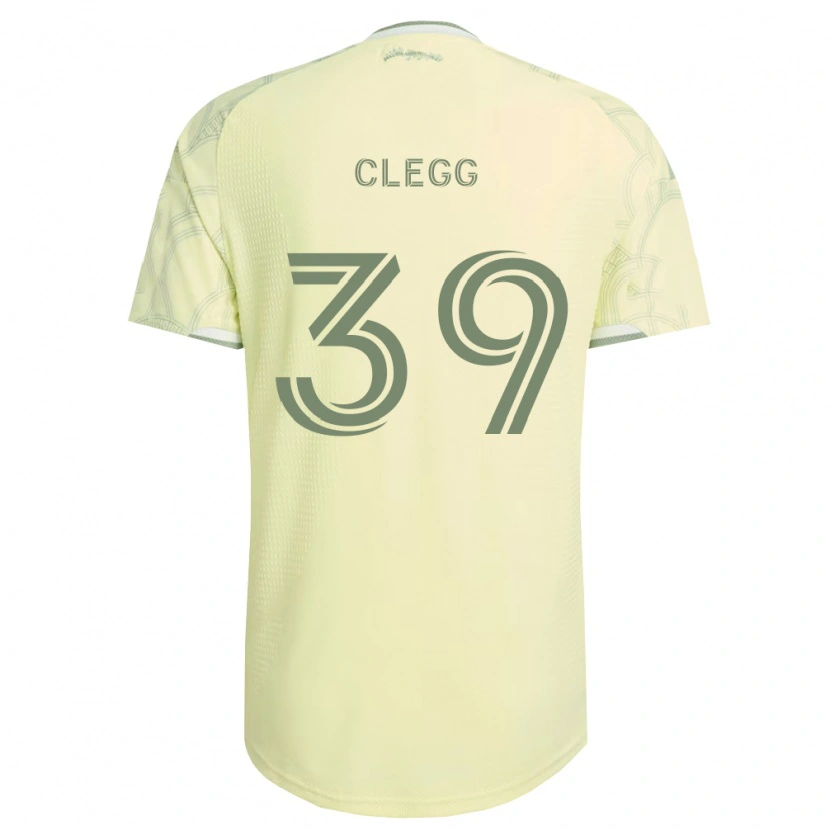 Danxen Kinder Tyler Clegg #39 Beige Weiß Auswärtstrikot Trikot 2026/27 T-Shirt Österreich